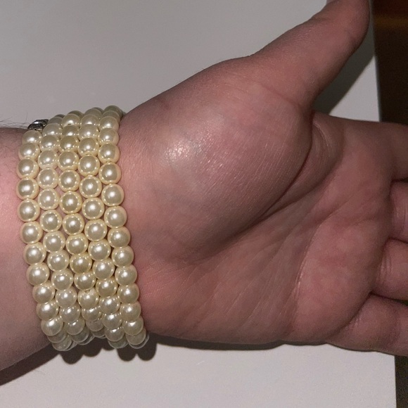 Set of 5 sparkle and beaded bracelets - Picture 3 of 3